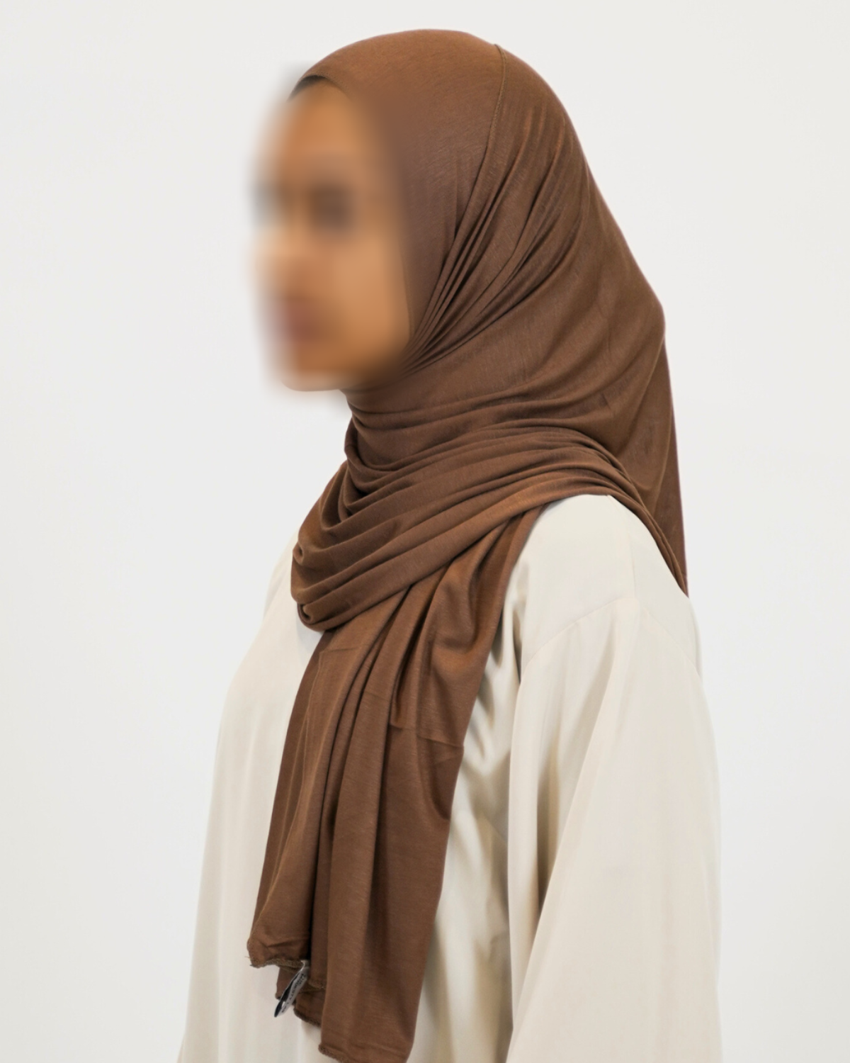 Premium Jersey Hijab - Mocha