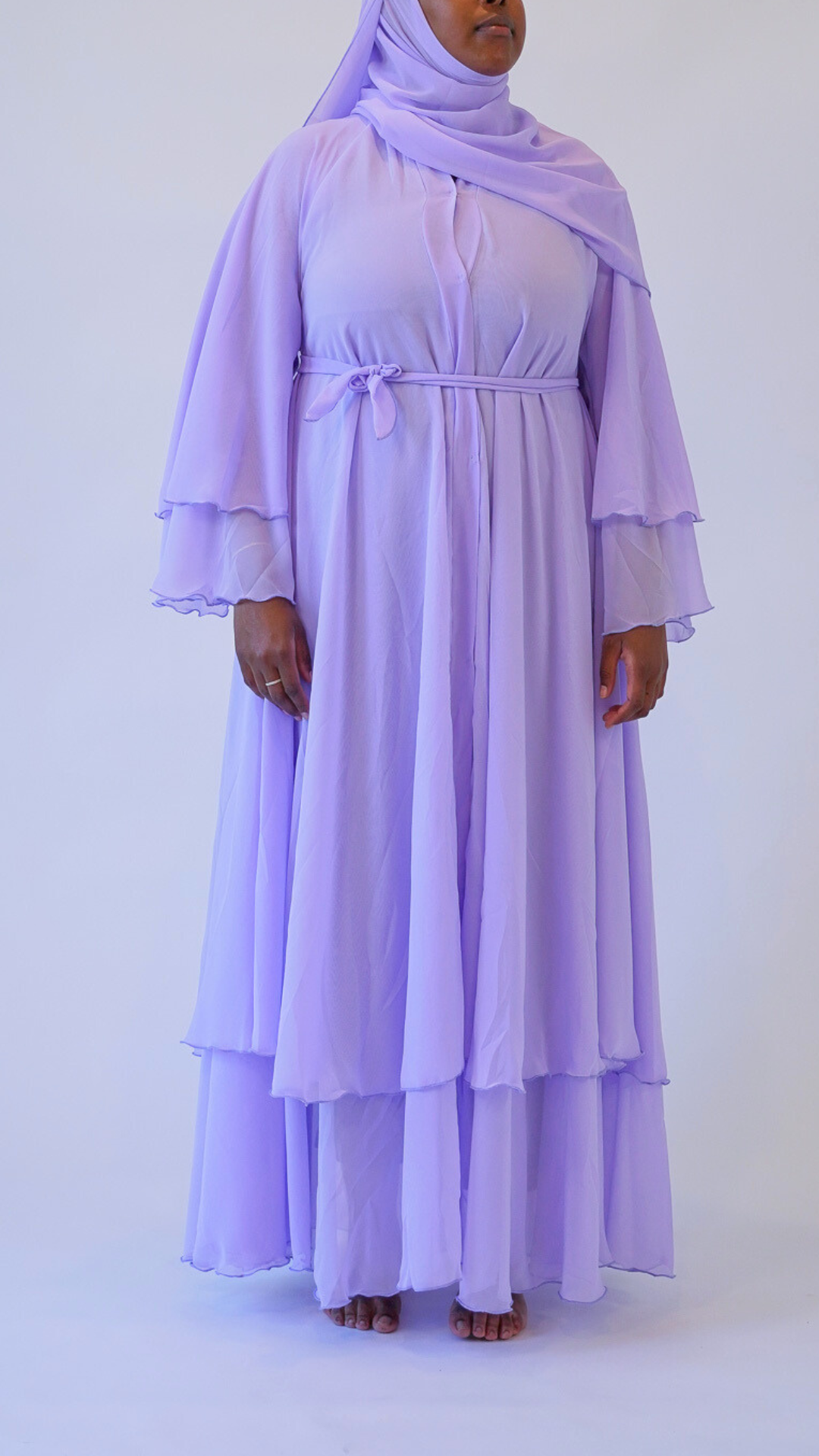 2-Layered Chiffon- Lavender