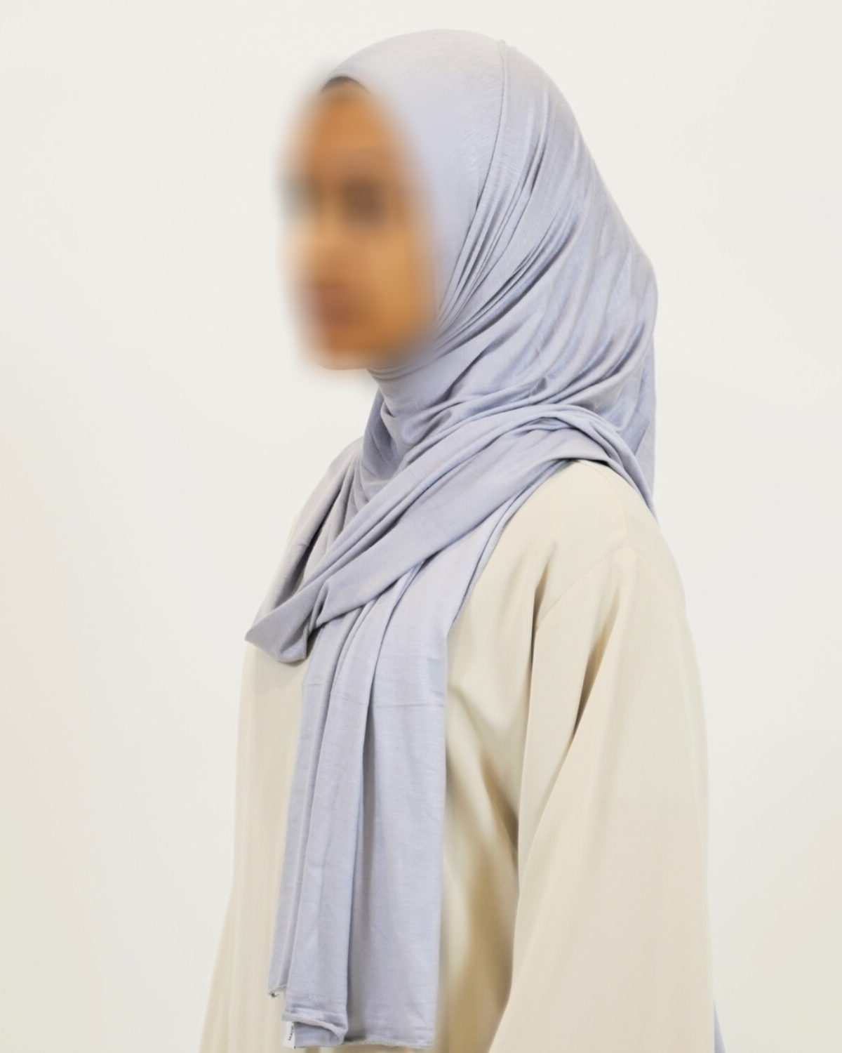 Premium Jersey Hijab - Pearl Grey