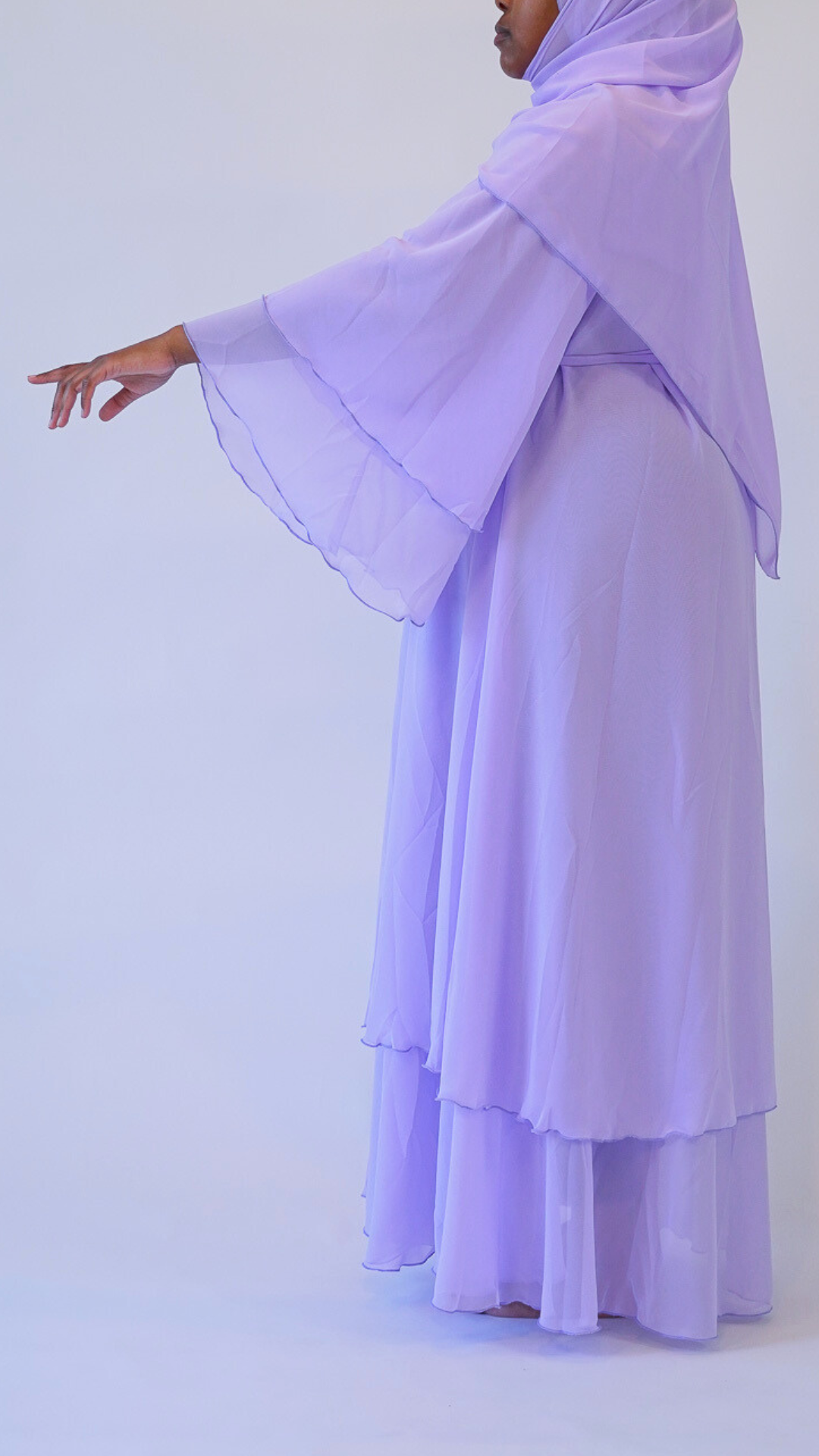 2-Layered Chiffon- Lavender