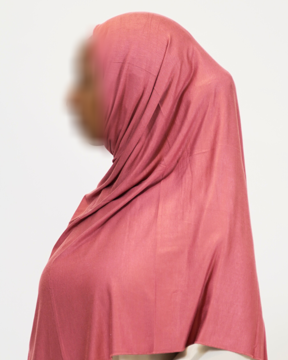 Premium Jersey Hijab - Coral