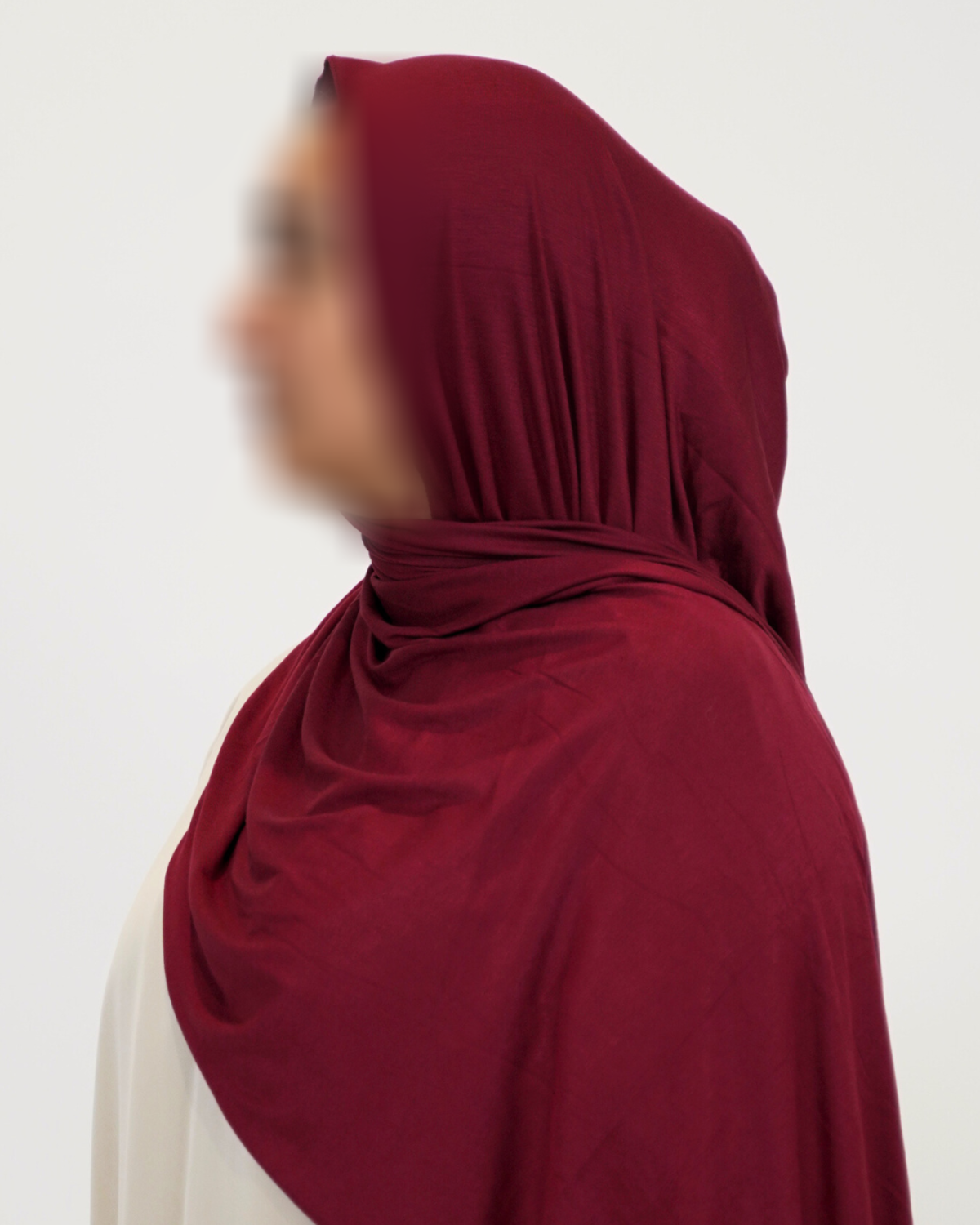 Premium Jersey Hijab - Burgundy