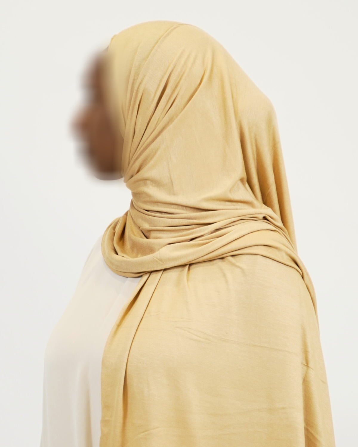 Premium Jersey Hijab - Butter