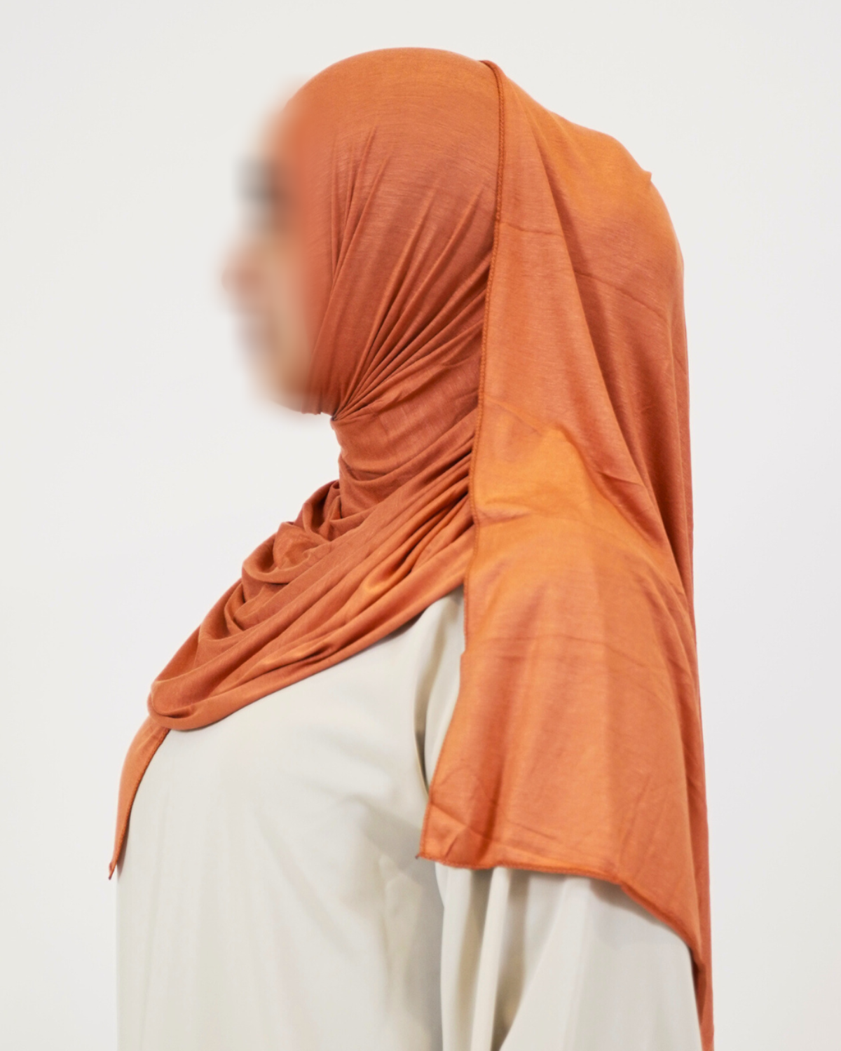 Premium Jersey Hijab - Light Orange