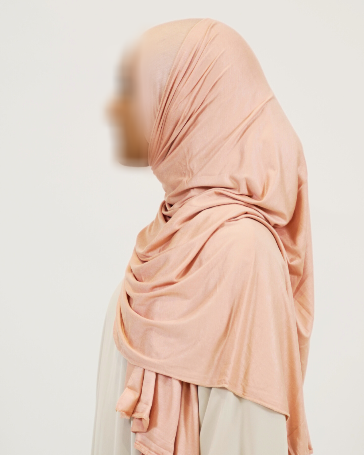 Premium Jersey Hijab - Blush