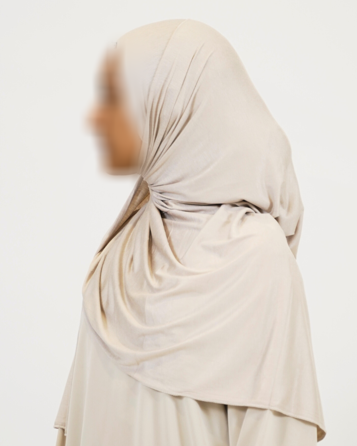 Premium Jersey Hijab - Cream