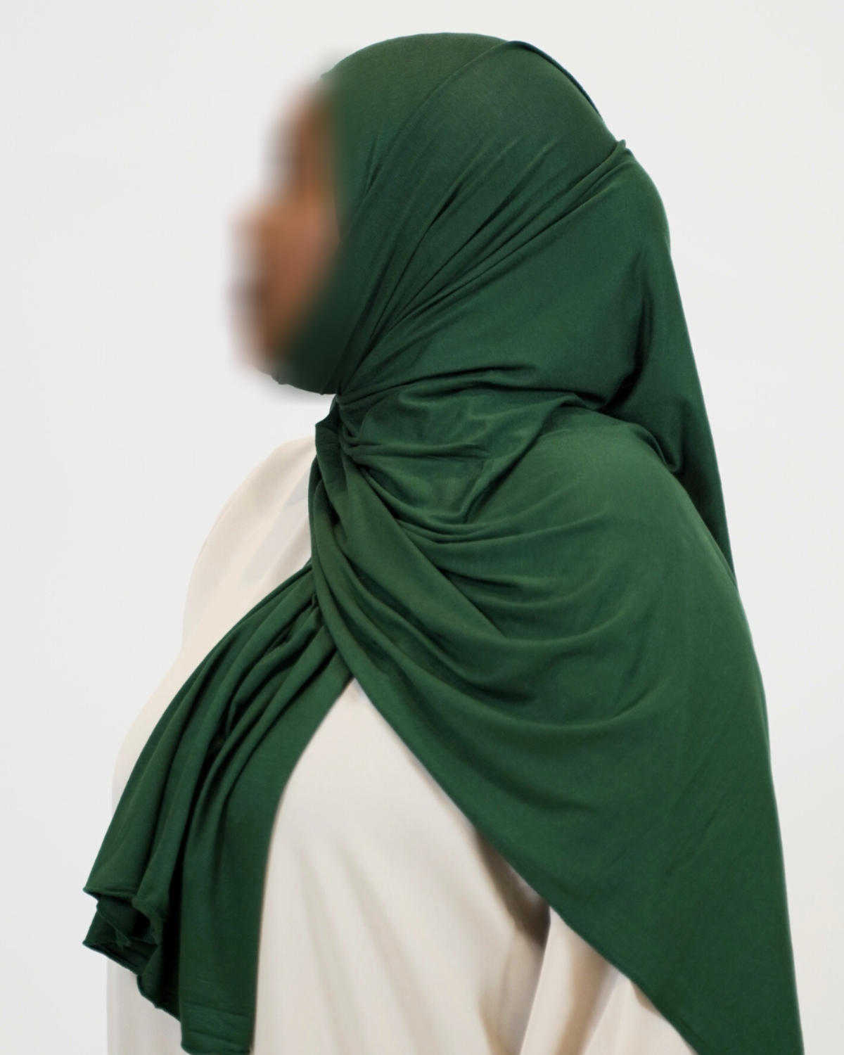 Premium Jersey Hijab - Forest Green