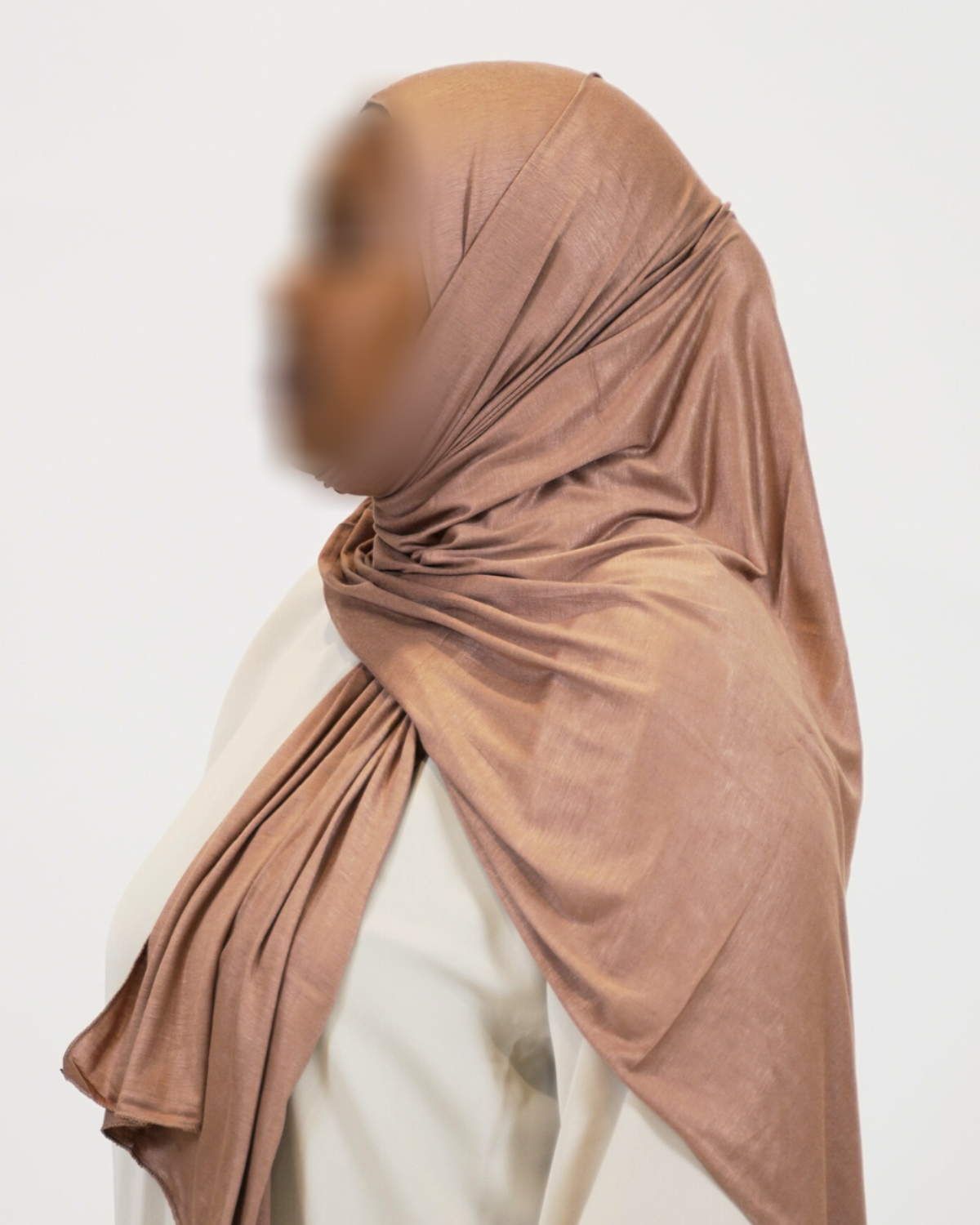 Premium Jersey Hijab - Latte