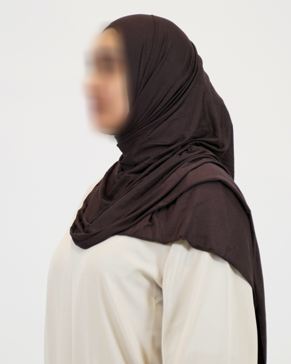 Premium Jersey Hijab - Coffee