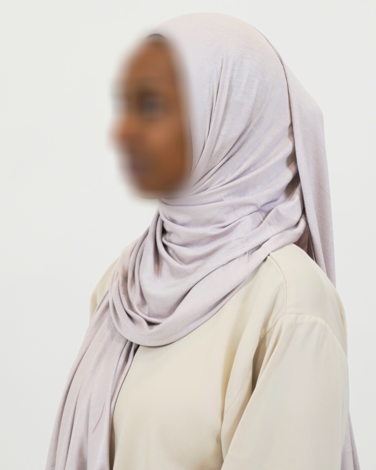 Premium Jersey Hijab - Light Grey